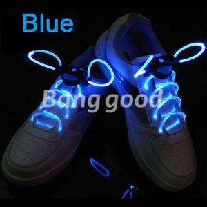 Mode Cool Muti color LED Light Up Shoe Shoelaces Shoestring Flash 