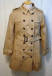 Worthington Womens Tan Trench Coat Size Large ***NEW WITH TAGS 