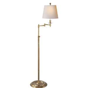   Studio 1 Light Floor Lamps in Hand Rubbed Antique Brass Home