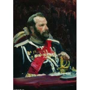 Hand Made Oil Reproduction   Ilya Repin   32 x 46 inches   Portrait of 