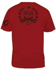 Silver Star Anderson Silva UFC 117 RED Walkout Tee Med  