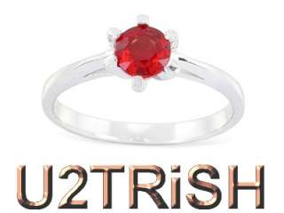 WOW MEXICAN CHERRY FIRE OPAL WHITE GOLD SOLITAIRE RING  