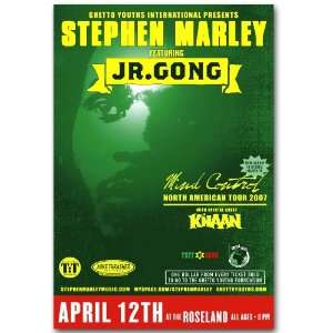 Stephen Marley Poster   Concert Flyer   Mind Control Tour 07  