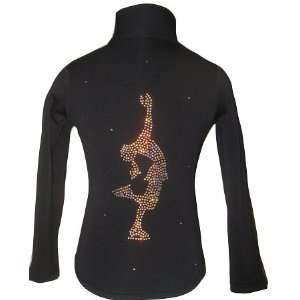  Ice skating Jacket with Layback applique Sports 