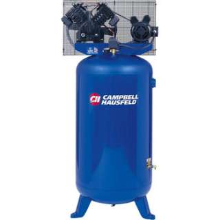 Campbell Hausfeld 5 HP 80 Gallon Oil Lube Shop Air Stationary Vertical 