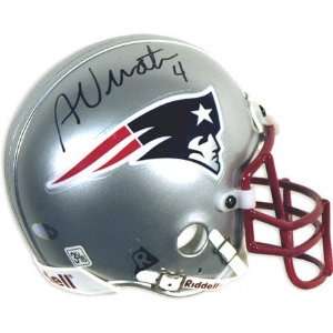 Adam Vinatieri New England Patriots Autographed Mini Helmet