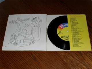 Vintage 1978 Disney WINNIE THE POOH 33 RPM Record/Book  