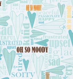 Heidi Grace~Oh So MOODY Hearts+Words~12x12 DS Paper 2p  