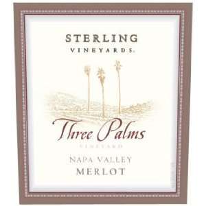  Sterling 2006 Merlot Three Palms Vineyard Napa Valley 