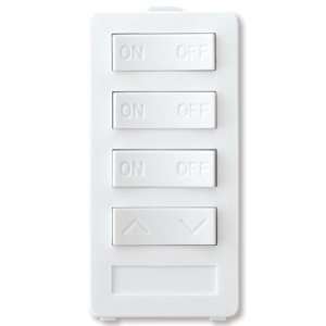  X10 Pro 4 Button Keypad (3 Address/1 Dimmer), White Electronics