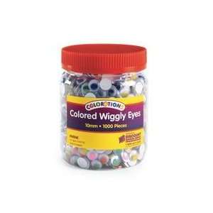 Colored Wiggly Eyes   1000 Pieces Toys & Games
