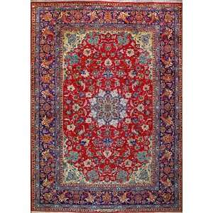  Handmade Esfahan Persian Rug 10 3 x 14 4 Authentic 