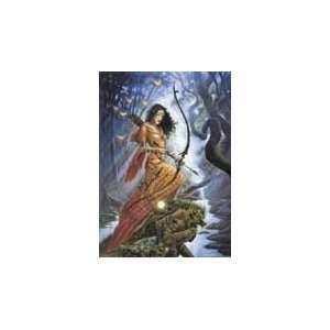  Diana  Briar Mythology Greetings Card 