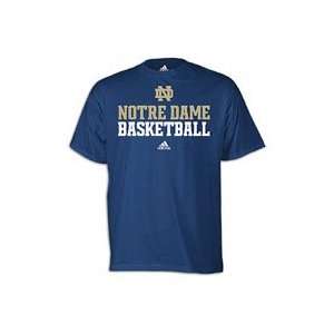  Notre Dame adidas Basketball Practice T Shirt   Mens ( sz 