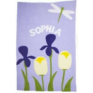  Tulips Personalized Kids Blanket