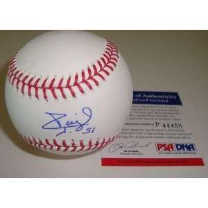  Carlos Ruiz Signed Baseball w/coa Phillies PSA/DNA #51 