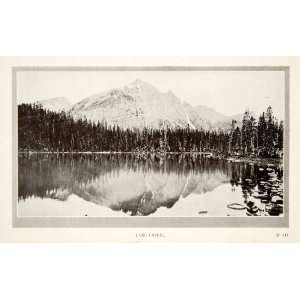  1926 Print Lake Cavell Jasper National Park Alberta Canada 