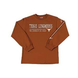  Texas Longhorns 100 Percent Cotton Long Sleeve T Shirt 