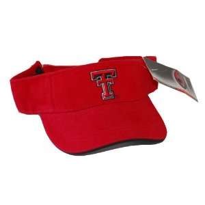  NCAA Toddler Texas Tech Red Raiders Cotton Sun Visor   Red 