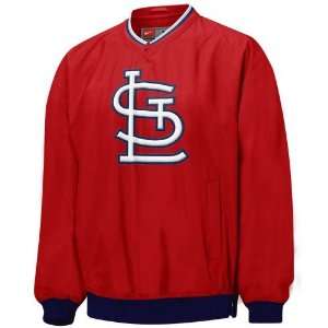   Nike St Louis Cardinals Red Tackle Twill Windshirt