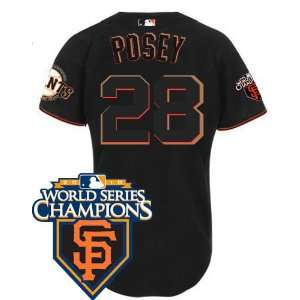  Wholesale New San Francisco Giants #28 Buster Posey Black 