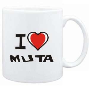  Mug White I love Muta  Cities