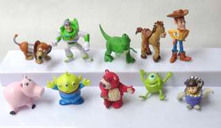 10 Gashapon Toy Story 3 Woody /Jessie MINI Figures  