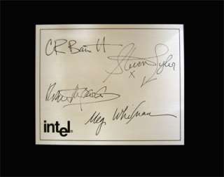 Robert Redford & Steven Tyler Aerosmith Signed Computer 1 of only 2 in 