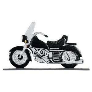 12L x 7H 30 Motorcycle Traditional Directions Weathervane, Rooftop 
