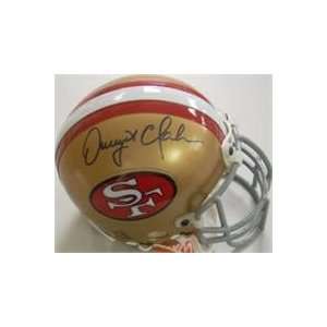 Dwight Clark autographed Football Mini Helmet (San Francisco 49ers)