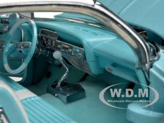 1961 CHEVROLET IMPALA SS 409 TURQUOISE 118 DIECAST MODEL CAR BY 