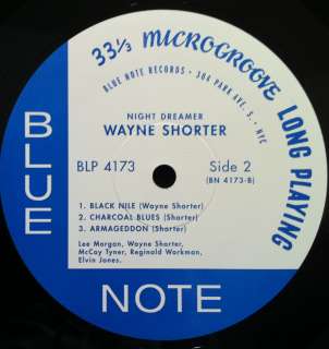 WAYNE SHORTER night dreamer LP BLP 4173 VG+ Vinyl Record Blue Note 
