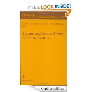 Systems and Control Theory for Power Systems (The IMA Volumes in 