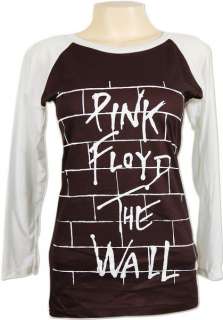 Pink Floyd 1975 THE WALL Wish You Were Here Punk Vtg Retro skinny LS T 