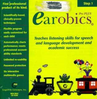 Earobics Pro Plus Step 1 PC CD teaching for professionals, speech 
