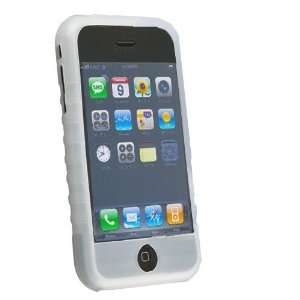   Silicon Skin Case For Apple iPhone, White Cell Phones & Accessories