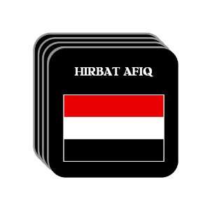  Yemen   HIRBAT AFIQ Set of 4 Mini Mousepad Coasters 