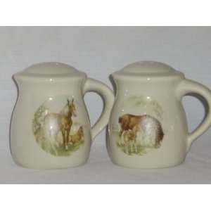 Belly S & P Set with Horses 