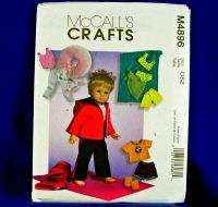 McCalls 4896 18in Doll Clothes Patterns 4 Cute Designs  