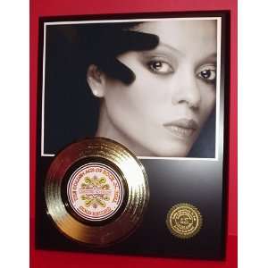  Diana Ross 24kt Gold Record LTD Edition Display ***FREE 