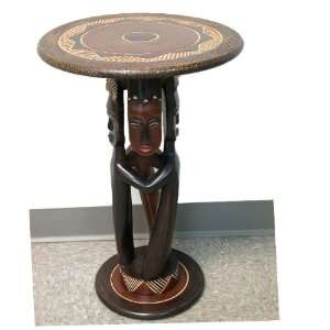  African Circle of Friends Table   Handmade in Ghana