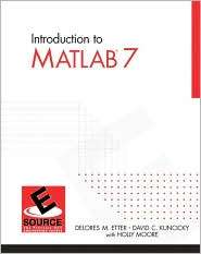   to MATLAB 7, (0131474928), Dolores M Etter, Textbooks   