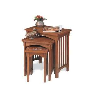  Powell Company Mission Oak 3 Pc. Nested Tables