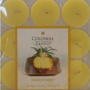 Island Pineapple Scented Tealight Candles
