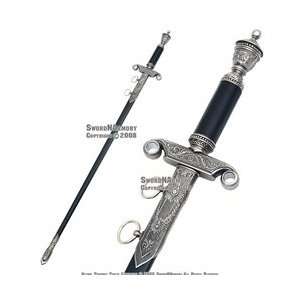  34  Knights of St John Masonic Medieval Crusader Sword 
