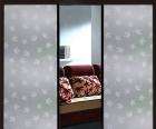   Privacy Decorative Frosted Glass Window Film Treatments Maple leaf