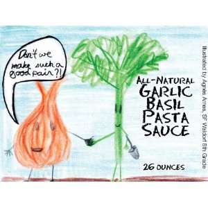 Agness A Good Pair All Natural Waldorf Garlic & Basil Pasta Sauce, 25 
