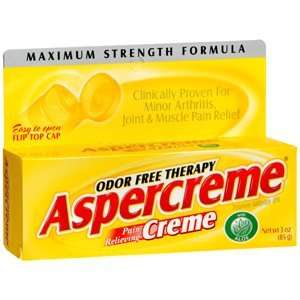    ASPERCREME 3OZ CHATTEM INCORPORATED