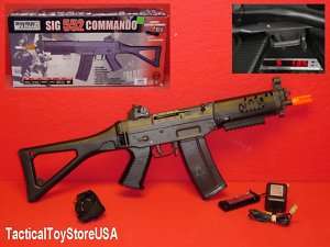 aeg SIG SAUER 552 SEALS COMMANDO Folding Stock 551Swiss Arms METAL 