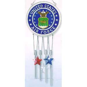  Air Force Stained Glass Wind Chimes